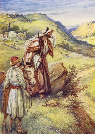 O regresso do filho pródigo (litografia a cores) de Evelyn Stuart Hardy