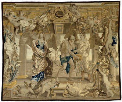 Janeiro e Fevereiro
Os meses, estações do ano, elementos, dia e noite (título da série) de Everaert Leyniers