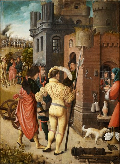 Cena da vida de São Roque, 1517. de Everaert Orley