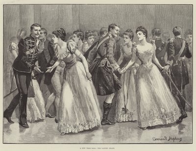Um baile de Ano Novo, a cadeia feminina de Everard Hopkins
