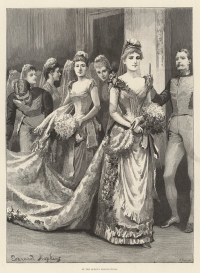 Na sala de estar da rainha de Everard Hopkins