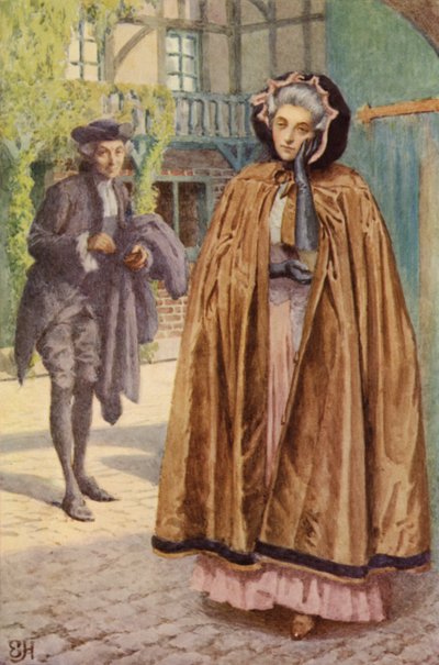 Ilustração para uma viagem sentimental por Laurence Sterne de Everard Hopkins