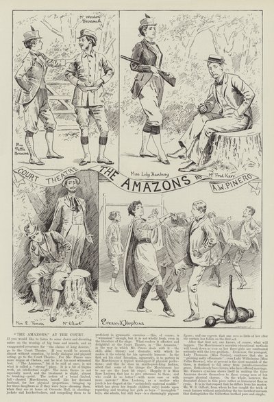 As Amazonas, no Court Theatre de Everard Hopkins