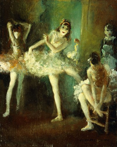 Raparigas do ballet de Everett Shinn