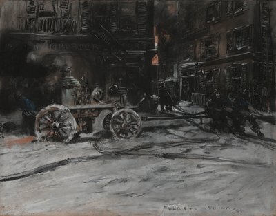 Cena de incêndio de Everett Shinn