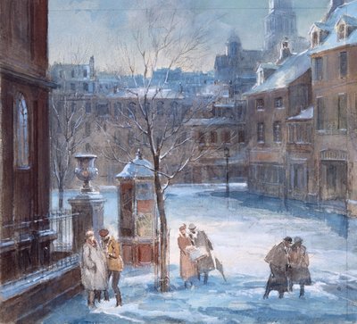 Cena de rua de Paris de Everett Shinn
