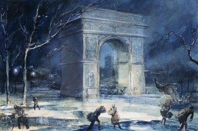 O Arco, Washington Square de Everett Shinn