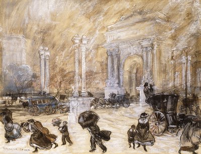 O Arco de Dewey, Madison Square de Everett Shinn
