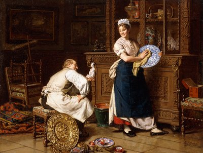 Limpeza de Primavera, 1876 de Evert Jan Boks