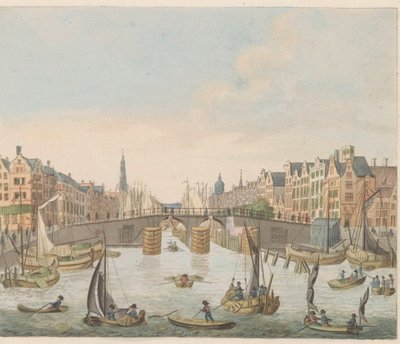 Vista da Ponte Nieuwe, cerca de 1810-1813 Vue du Pont-Neuf, prêmio de l