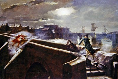 Os Brilhos de Ayr (óleo sobre tela) de Eyre Crowe