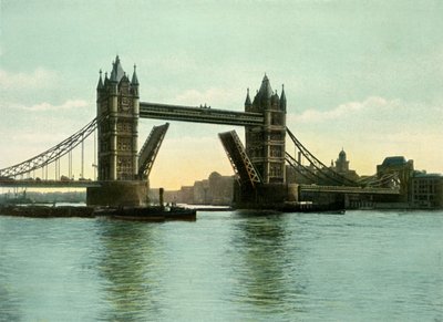 A Tower Bridge, c1900s. de Eyre and Spottiswoode