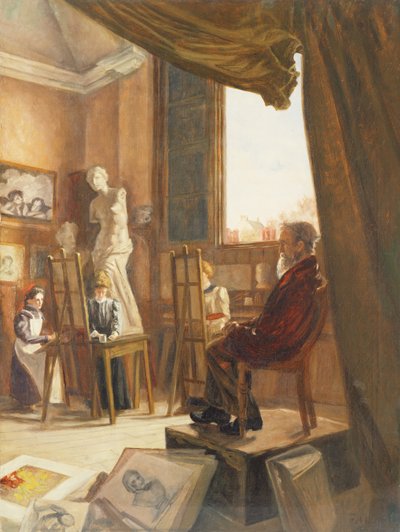 A classe de arte de F.A. Howard