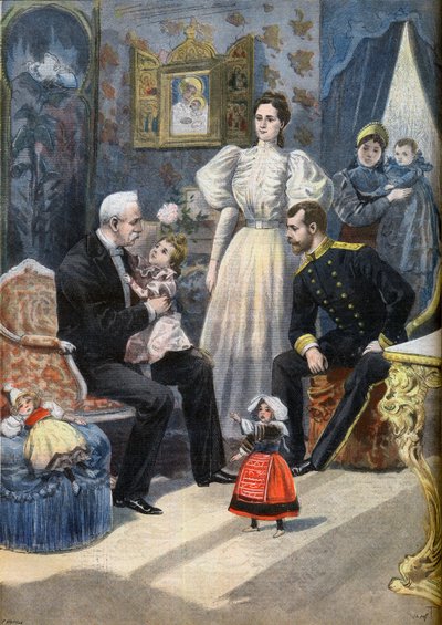 Visita do Presidente inglês Felix Faure à Rússia de F.L. & Tofani Oswaldo (1849 1915) Meaulle