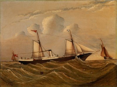 Navio a vapor Alster de F.M.P. Wheldon