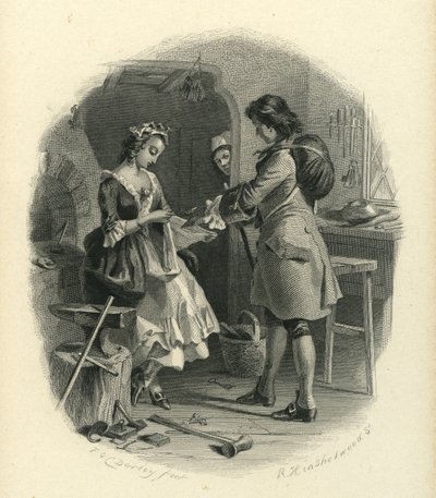 Barnaby Rudge: Dolly Varden e Joe Willet de F.O.C. and McRae, C. John Darley