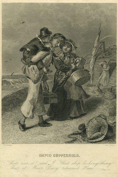 David Copperfield: Ham Peggotty e David Copperfield de F.O.C. and McRae, C. John Darley