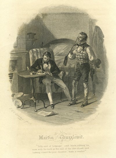 Martin Chuzzlewit: Mark Tapley e Martin Chuzzlewit de F.O.C. and McRae, C. John Darley