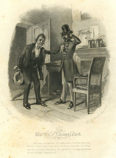 Martin Chuzzlewit: o Sr. Pecksniff de F.O.C. and McRae, C. John Darley