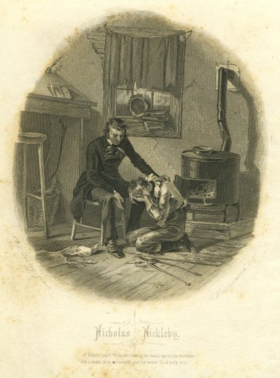 Nicholas Nickleby: Nicholas e Smike, 1867 de F.O.C. and McRae, C. John Darley