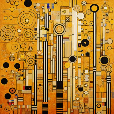  Padrões klimt minimalistas decoração moderna do quarto, Arte da parede | Impressões em tela de F. Abderrahim