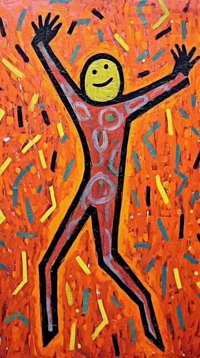 Pintura figurativa ingénua, decoração de quarto, impressões de arte de parede com moldura nativa de F. Abderrahim