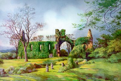 Gray Abbey, Condado de Down, Irlanda do Norte, 1924-1926. de F. C. Varley