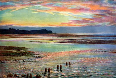 A foz do rio Doon, Escócia, 1924-1926 de F. C. Varley