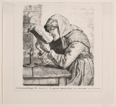 Uma velha esposa leitora de F. Hendriksen