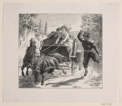 Ilustração para Bjørnstjerne Bjørnson "Um esboço da Itália" de F. Hendriksen