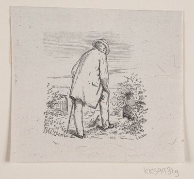 Ilustração para "As últimas horas", poema de H. J. Greensteen de F. Hendriksen