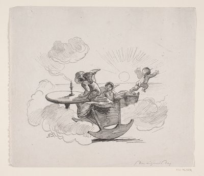 Ilustração para Grundtvig: "O Dia Assinado" de F. Hendriksen