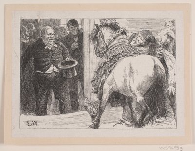 Ilustração para "A Noiva do Cavalheiro" de F. Hendriksen