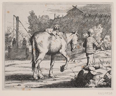 Ilustração para um poema de P. Hansen de F. Hendriksen
