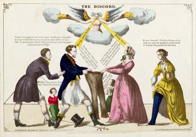 A discórdia de 1855 de F. Heppenheimer