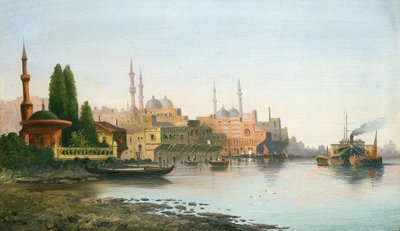 Uma visão de Constantinopla de F. Herink
