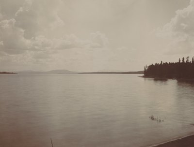 Lago Yellowstone, década de 1880. de F. Jay Haynes