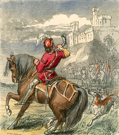 Earl Douglas avançando com seus homens de F. Tayler