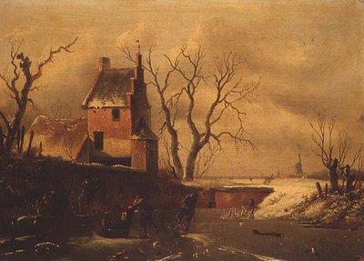 Paisagem de Inverno de F. van Herte