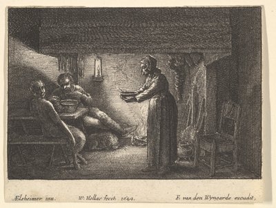 O sátiro e o camponês, 1644. de F van den Wyngarde