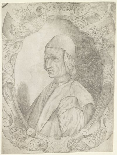 Portret van Agnolo Poliziano de Fabio Licinio