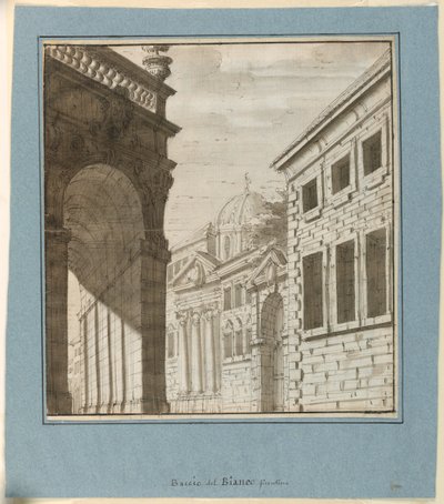 Cenário: Cidade com Loggia de Fabrizio Galliari