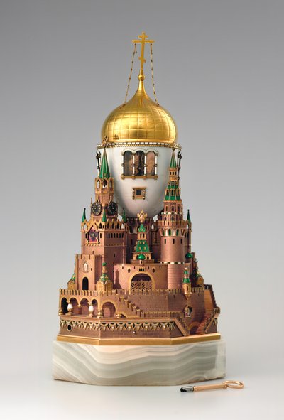 Ovo de Páscoa Kremlin de Moscou, 1904-1906 de Factory Fabergé Russian Master