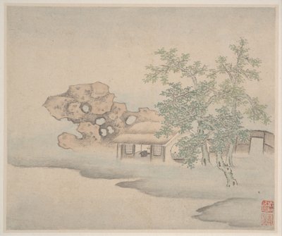 Paisagens, datada de 1646. de Fan Qi