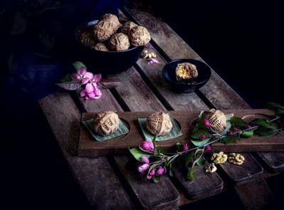Pastéis rústicos ornamentados de Fangping Zhou