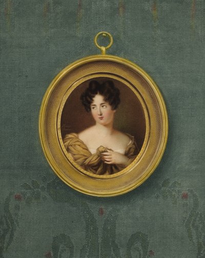 Retrato de uma mulher, pensado para ser a atriz Dermer de Fanny Charrin