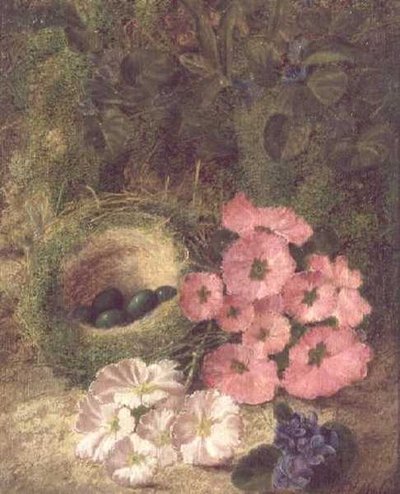Primavera (ninho com rosas de cão) de Fanny Jane Bayfield