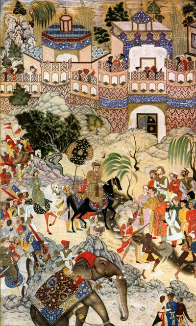 Entrada de Akbar Khan em Surat de Farrukh Beg