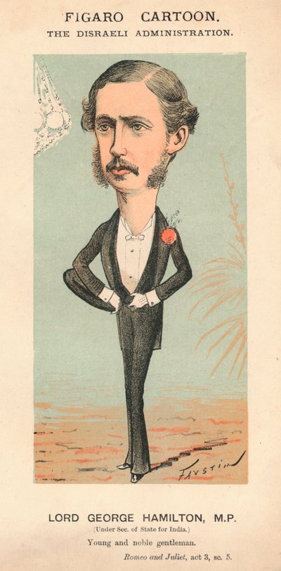 Senhor George Hamilton, MP, c1870 de Faustin
