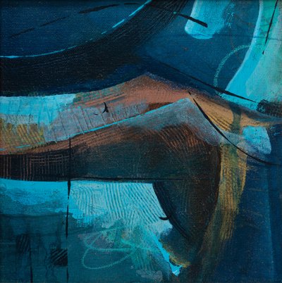 Um Momento de Pausa, 2019 (acrílico sobre tela) de Faye Bridgwater